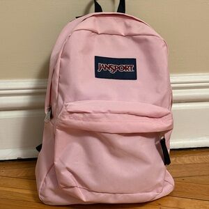 Pink jansport backpack